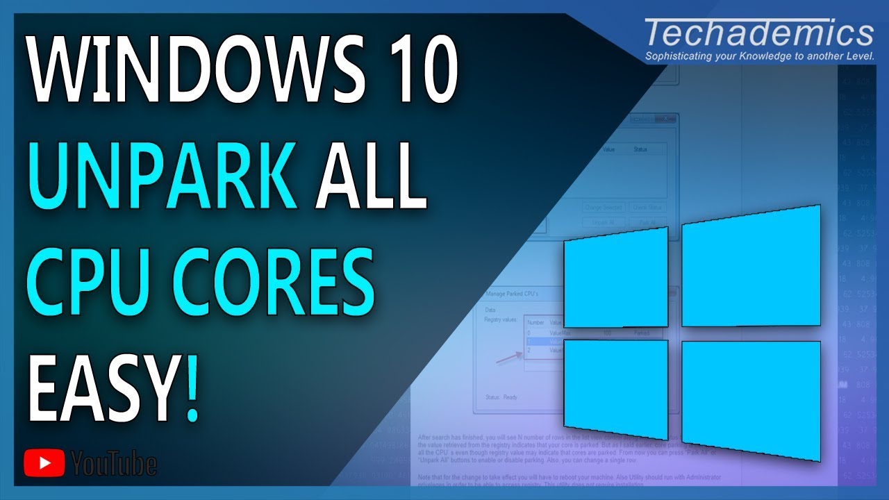 how to activate all cores windows 10